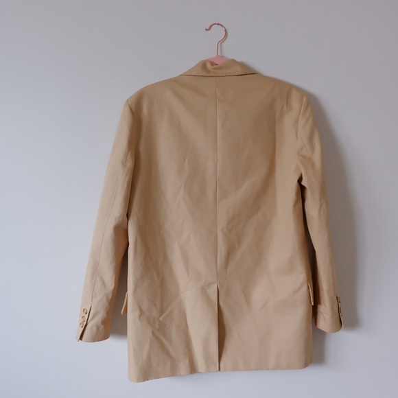 ZARA RUSTIC LINEN BLAZER - Picture 6 of 7